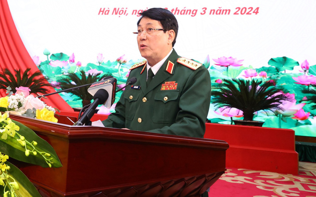Khai giảng lớp thứ nhất bồi dưỡng cán bộ quy hoạch Ủy viên Trung ương Đảng khóa XIV- Ảnh 4. Đại tướng Lương Cường: Thực hiện tốt quy hoạch, bổ sung nguồn cán bộ trẻ trong quân đội
