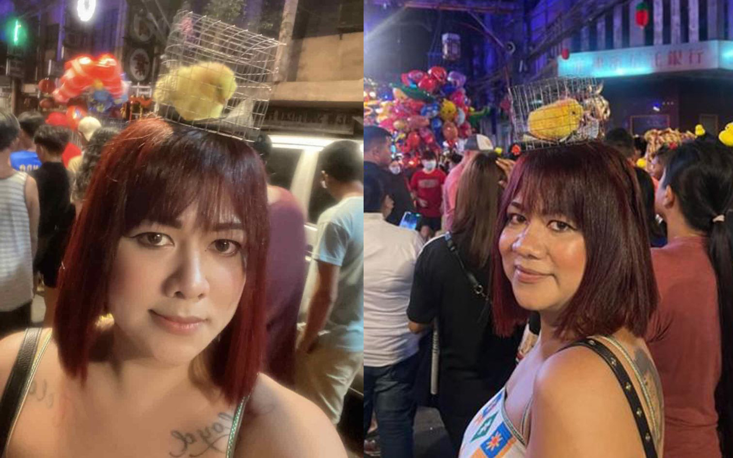 Đội nguyên con gà lên đầu để "đu trend"