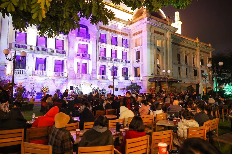 ミュージックガーデンスペースの一角 - 写真: Doan Thang Long