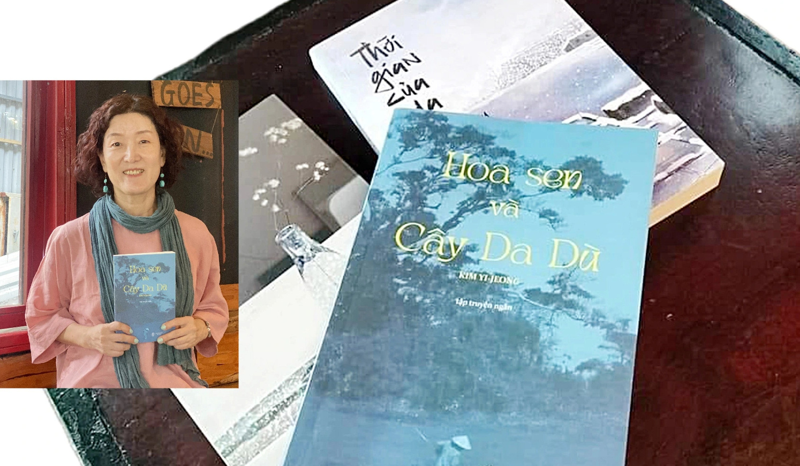Tác giả Hoa sen và cây da dù: Tôi viết trong sự thấu hiểu và đồng cảm- Ảnh 1. Những cuốn sách của nhà văn Kim Yi Jeong viết về thảm sát thường dân tại Việt Nam