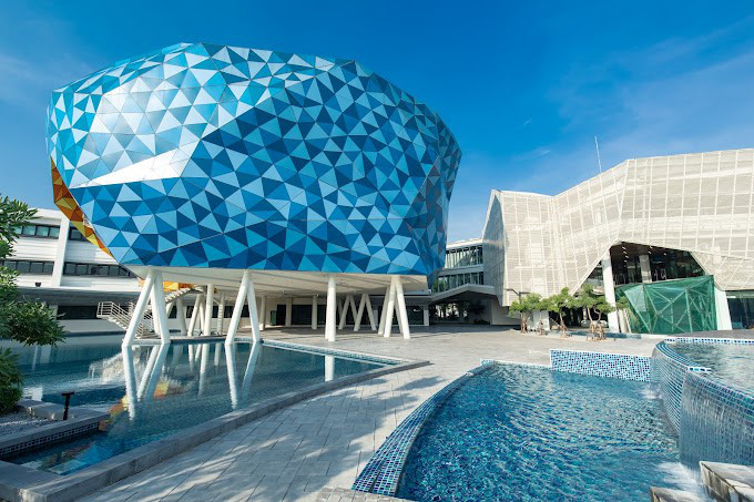 Coteccons trúng thầu The Campus - trung tâm giáo dục, giải trí, sáng tạo mới tại Nghệ An- Ảnh 4. Trường đại học BUV nằm trong khuôn viên khu đô thị Ecopark