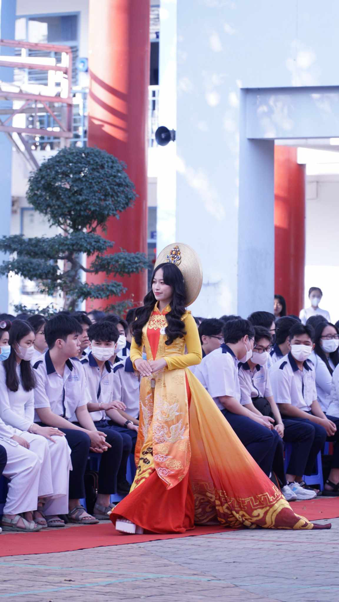 Làm quen Hoa khôi Duyên dáng áo dài Trường THPT Nguyễn Hữu Tiến- Ảnh 5.