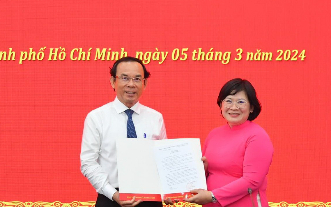 Phó giám đốc Sở Nội vụ Lâm Hùng Tấn làm phó bí thư thường trực quận 10- Ảnh 2. Bà Văn Thị Bạch Tuyết làm trưởng Ban Tổ chức Thành ủy TP.HCM