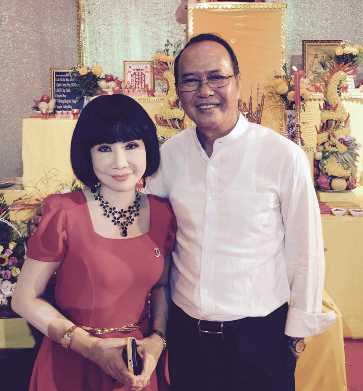 L'artiste Thanh Dien et son épouse, la regrettée artiste Thanh Kim Hue - Photo : NVCC Nghệ sĩ Thanh Điền và vợ, cố nghệ sĩ Thanh Kim Huệ - Ảnh: NVCC