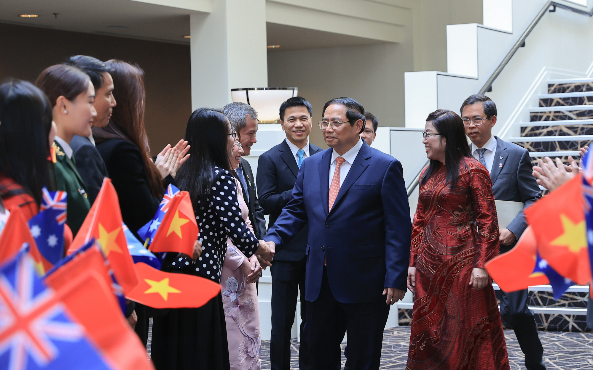 Đối tác chiến lược toàn diện: Thêm chương mới trong quan hệ Việt - Úc- Ảnh 3. Thủ tướng đề nghị Úc công nhận cộng đồng người Việt là dân tộc thiểu số