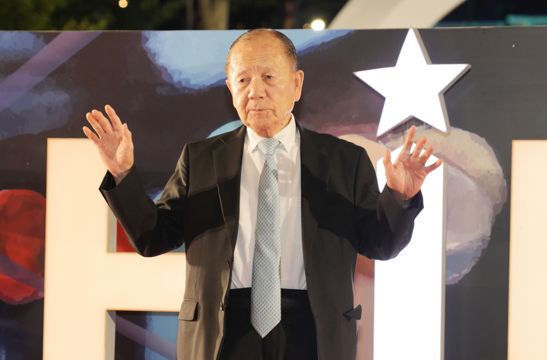 The prestige of Mr. Kim Dong Ho, honorary president of HIFF 2024, helps the film festival invite a number of major international figures - Photo: BTC Uy tín của ông Kim Dong Ho, chủ tịch danh dự HIFF 2024, giúp liên hoan phim mời được một số nhân vật quốc tế lớn - Ảnh: BTC