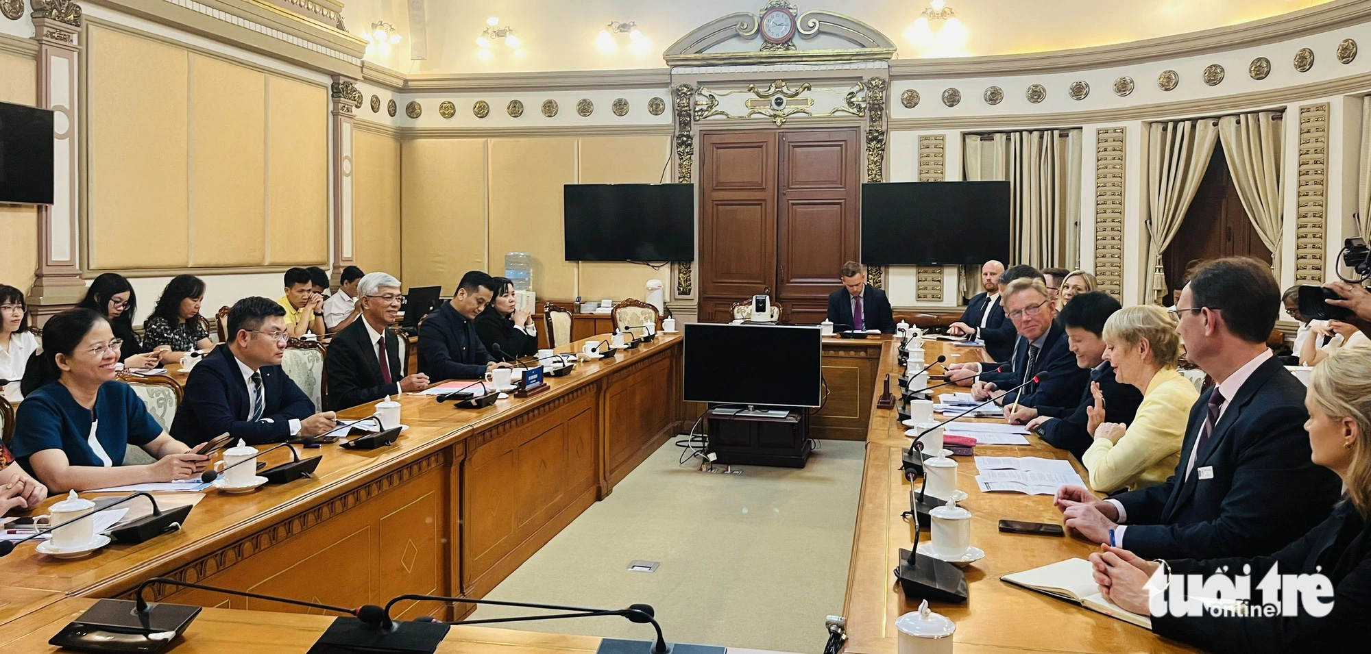 TP.HCM và doanh nghiệp Úc thúc đẩy hợp tác kinh tế xanh- Ảnh 1. Nhiều cơ hội hợp tác giữa TP.HCM và các doanh nghiệp Úc trong lĩnh vực kinh tế xanh - Ảnh: N.BÌNH