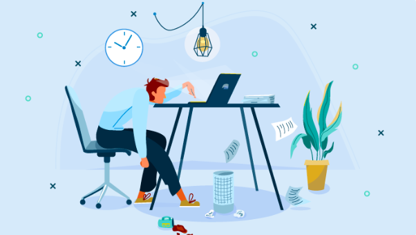 Ảnh chụp màn hình Career Addict Mệt mỏi ở công sở - Tranh minh họa