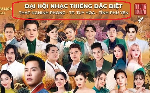 Đã gỡ từ 'nhạc thiêng' trên poster quảng bá nhạc hội ở tháp Nghinh Phong- Ảnh 2. Giám đốc doanh nghiệp tổ chức