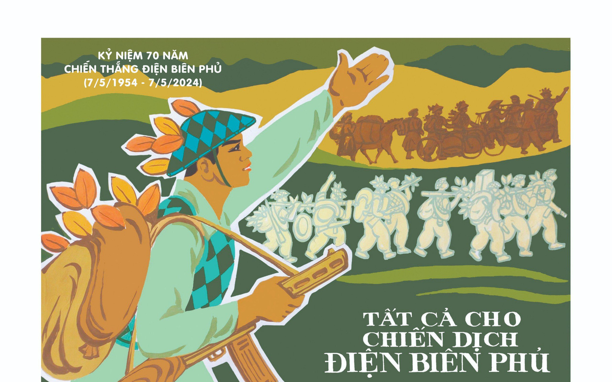 ‘Pho sử nghệ thuật về chiến thắng Điện Biên Phủ’ viết năm 82 tuổi của Hữu Thỉnh- Ảnh 3. Xúc động, tự hào nhìn lại chiến thắng Điện Biên Phủ qua tranh cổ động