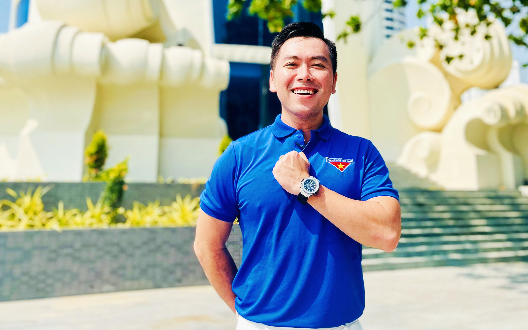 Khắc tinh của tội phạm ma túy- Ảnh 2. Thủ lĩnh Đoàn Trần Thái Ngọc Huy: Người trẻ hãy cống hiến bằng nhiệt huyết và đam mê