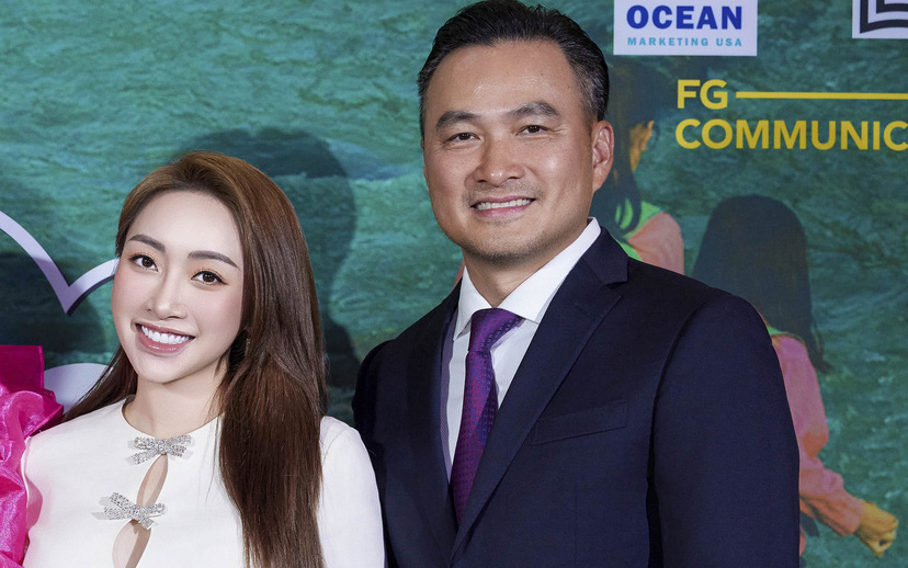 'Nữ hoàng mặt nạ' cập bến màn ảnh nhỏ Việt với bản lồng tiếng- Ảnh 13. Vợ chồng Chi Bảo hội ngộ dàn nghệ sĩ hải ngoại, chia sẻ về loạt hoạt động thiện nguyện