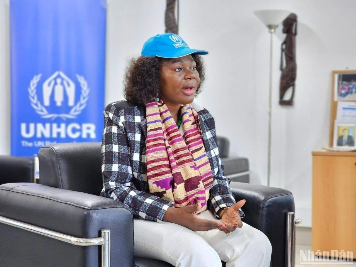 Bà Brigitte Mukanga Eno-Trưởng đại diện Cao ủy Liên hợp quốc về người tị nạn (UNHCR) tại Burundi