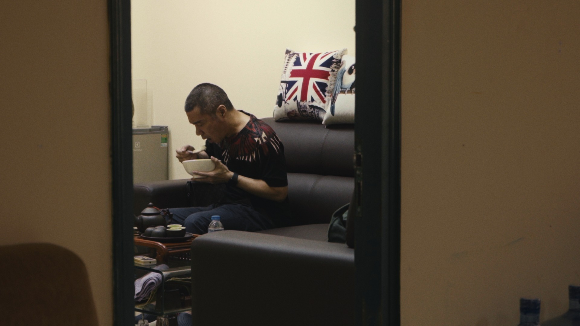 تصویر هنرمند کونگ لی از دریچه دوربین دخترش - عکس: فیسبوک توک آن نگوین Hình ảnh nghệ sĩ Công Lý qua ống kính của con gái - Ảnh: Facebook Thuc Anh Nguyen