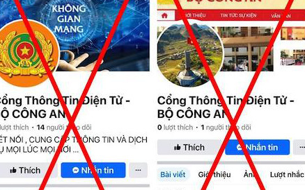 Vì đâu lừa đảo mạo danh vẫn còn đất sống tốt?- Ảnh 3. Phát hiện nhiều trang mạo danh cổng thông tin điện tử Bộ Công an