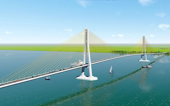 Hợp long cầu Đại Ngãi 2, nối từ đất liền với Cù Lao Dung - Ảnh 2.