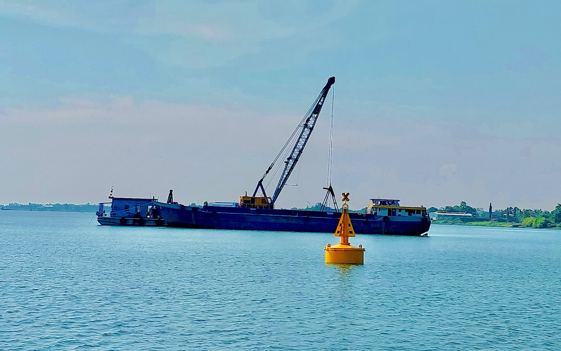 Động thổ dự án cao tốc Cao Lãnh - An Hữu phía Tiền Giang- Ảnh 2. Bắt đầu khai thác hai mỏ cát cung ứng cao tốc Cao Lãnh - An Hữu