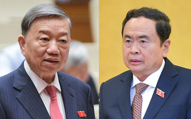 Ông Trần Thanh Mẫn được bầu làm Chủ tịch Quốc hội- Ảnh 5. Đại tướng Tô Lâm và ông Trần Thanh Mẫn được Trung ương thống nhất giới thiệu làm Chủ tịch nước, Chủ tịch Quốc hội