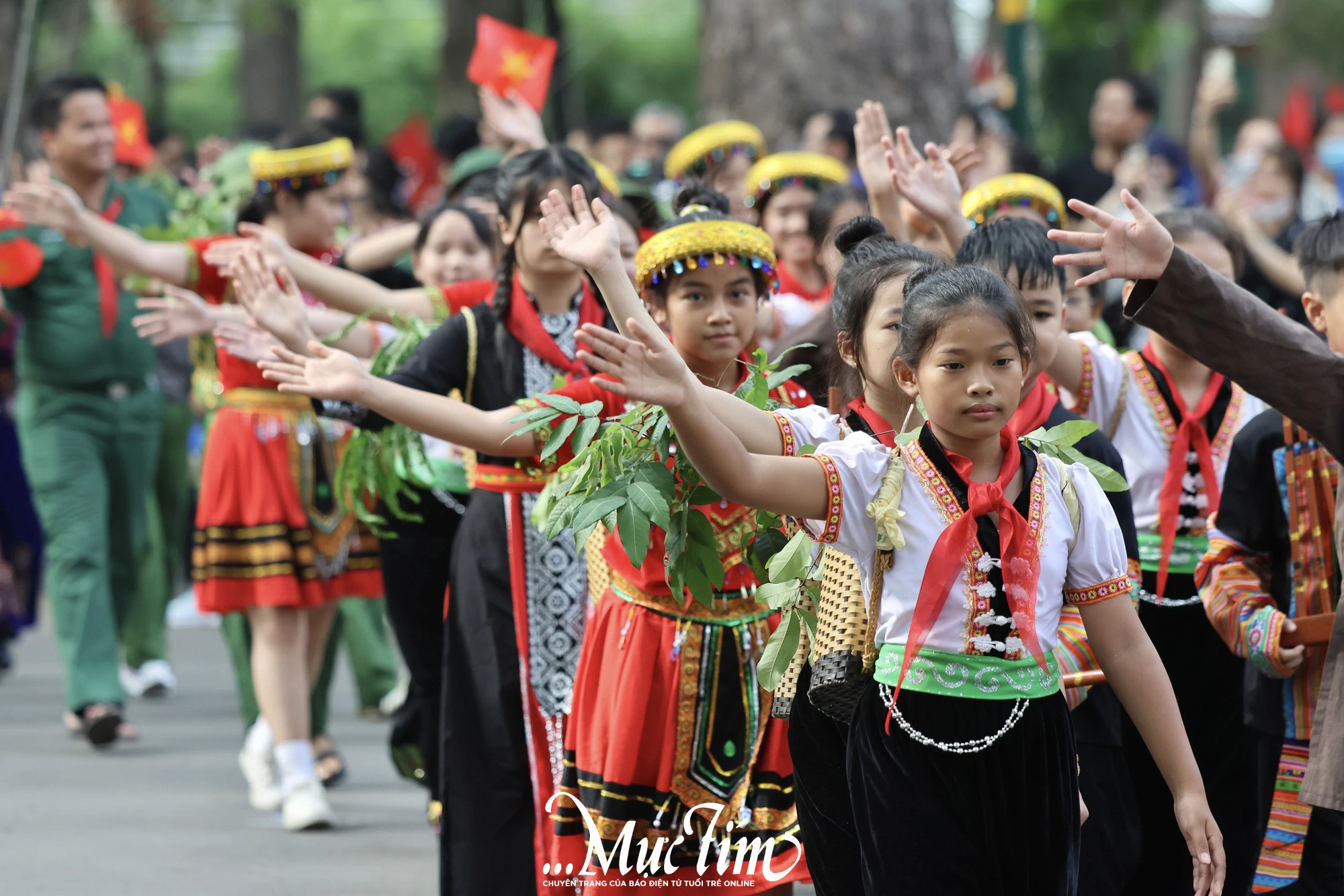 Hoành tráng lễ diễu hành tại hội quân Em là chiến sĩ Điện Biên Thành phố Bác Hồ- Ảnh 7.