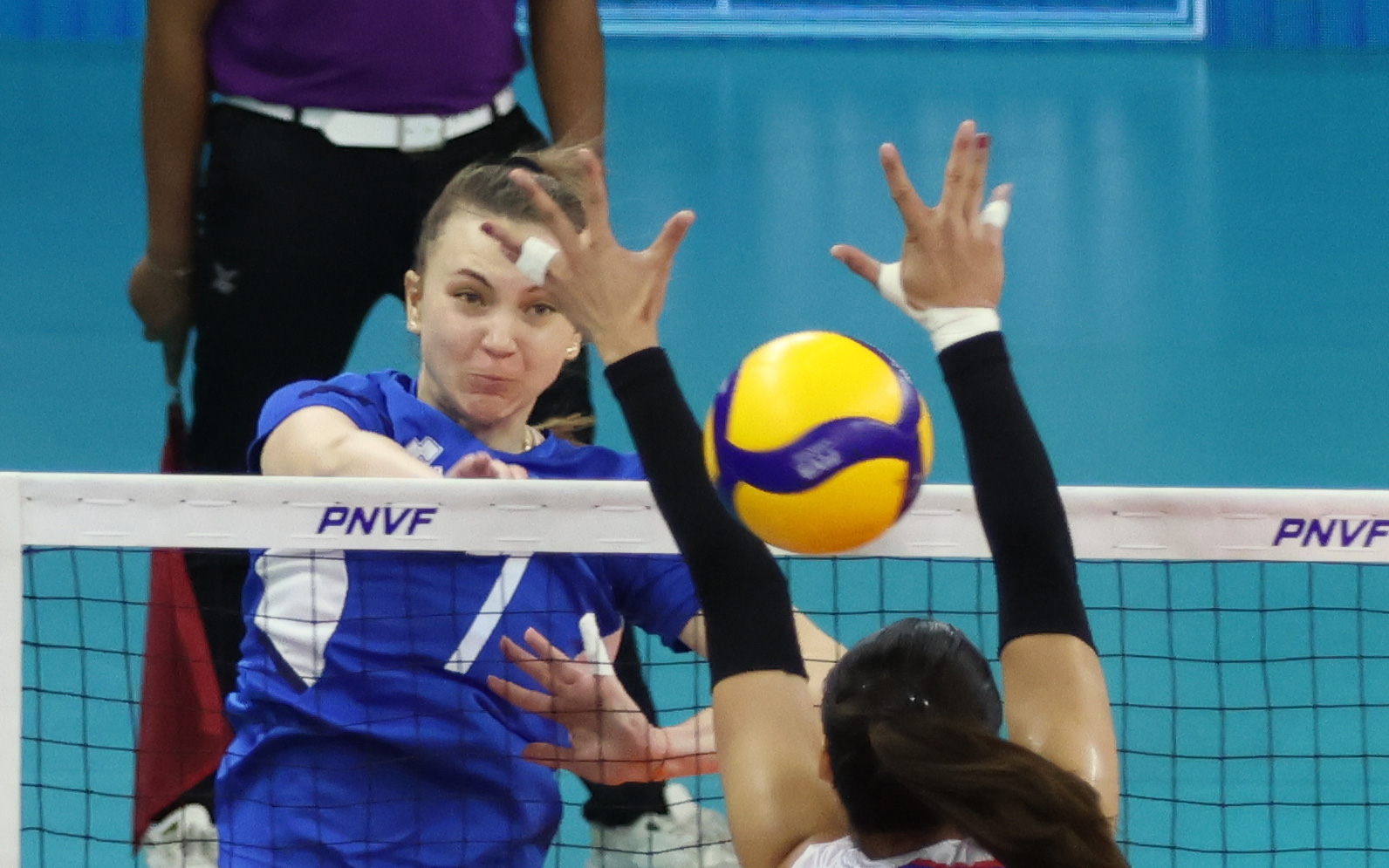 Lịch thi đấu chung kết AVC Challenge Cup 2024: Chờ Việt Nam bảo vệ ngôi hậu- Ảnh 3. Kazakhstan vào chung kết AVC Challenge Cup, tái ngộ Việt Nam
