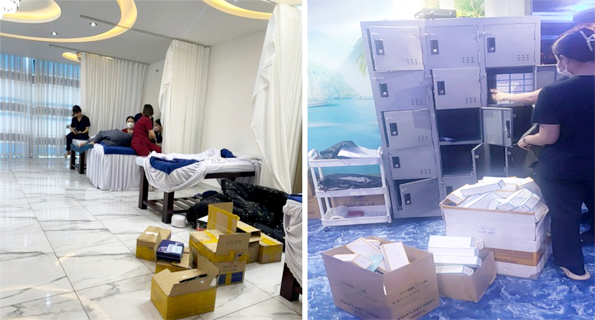 Thanh tra Sở Y tế phát hiện nhân viên và các dụng cụ, vật tư... phục vụ kỹ thuật 