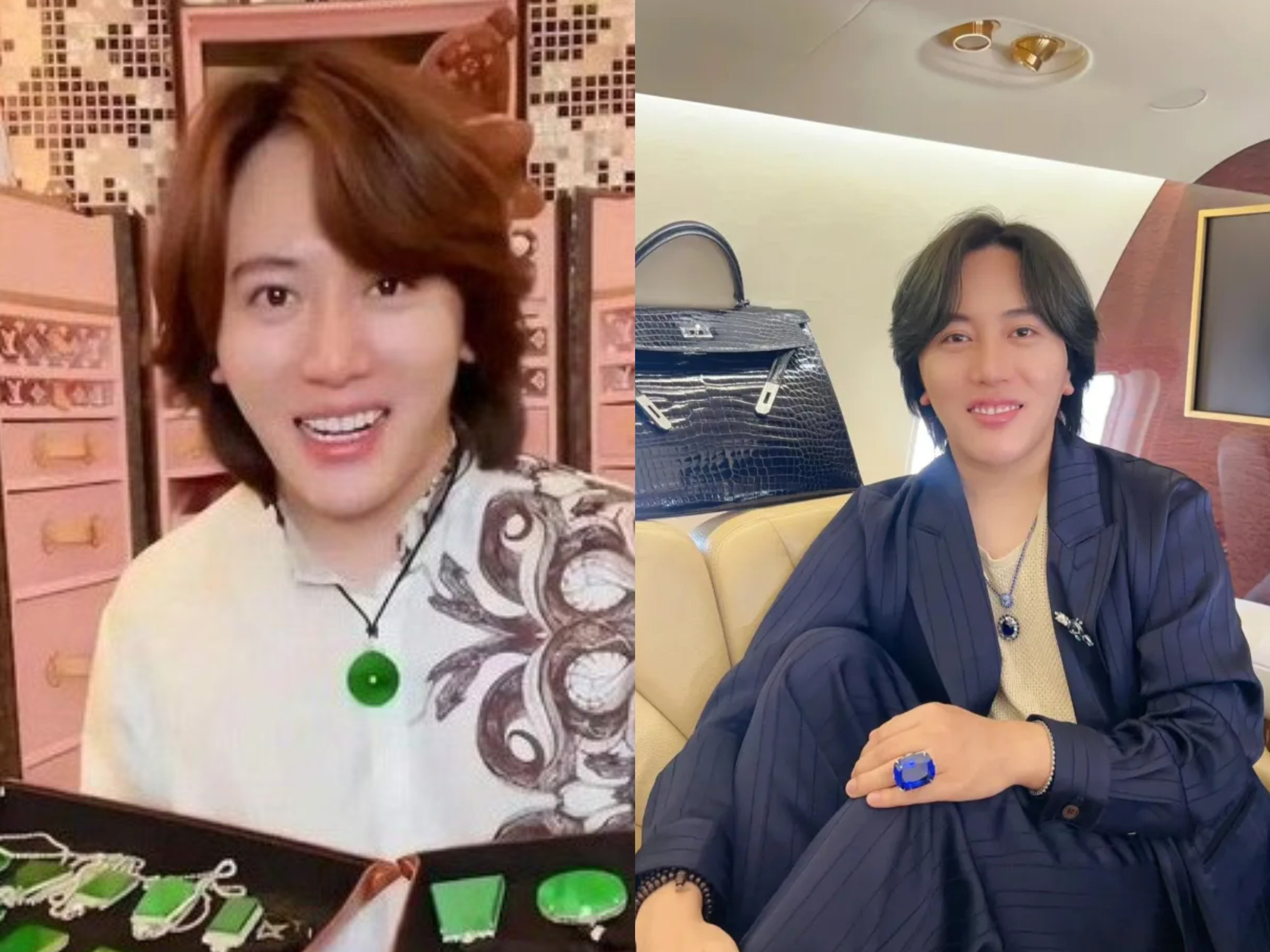 ជាញឹកញាប់បង្ហាញរបស់ថ្លៃ ៗ របស់ពួកគេតាមអ៊ីនធឺណិត Wang Hongquanxing thường lên mạng khoe những món đồ đắt tiền của mình - Ảnh: Weibo