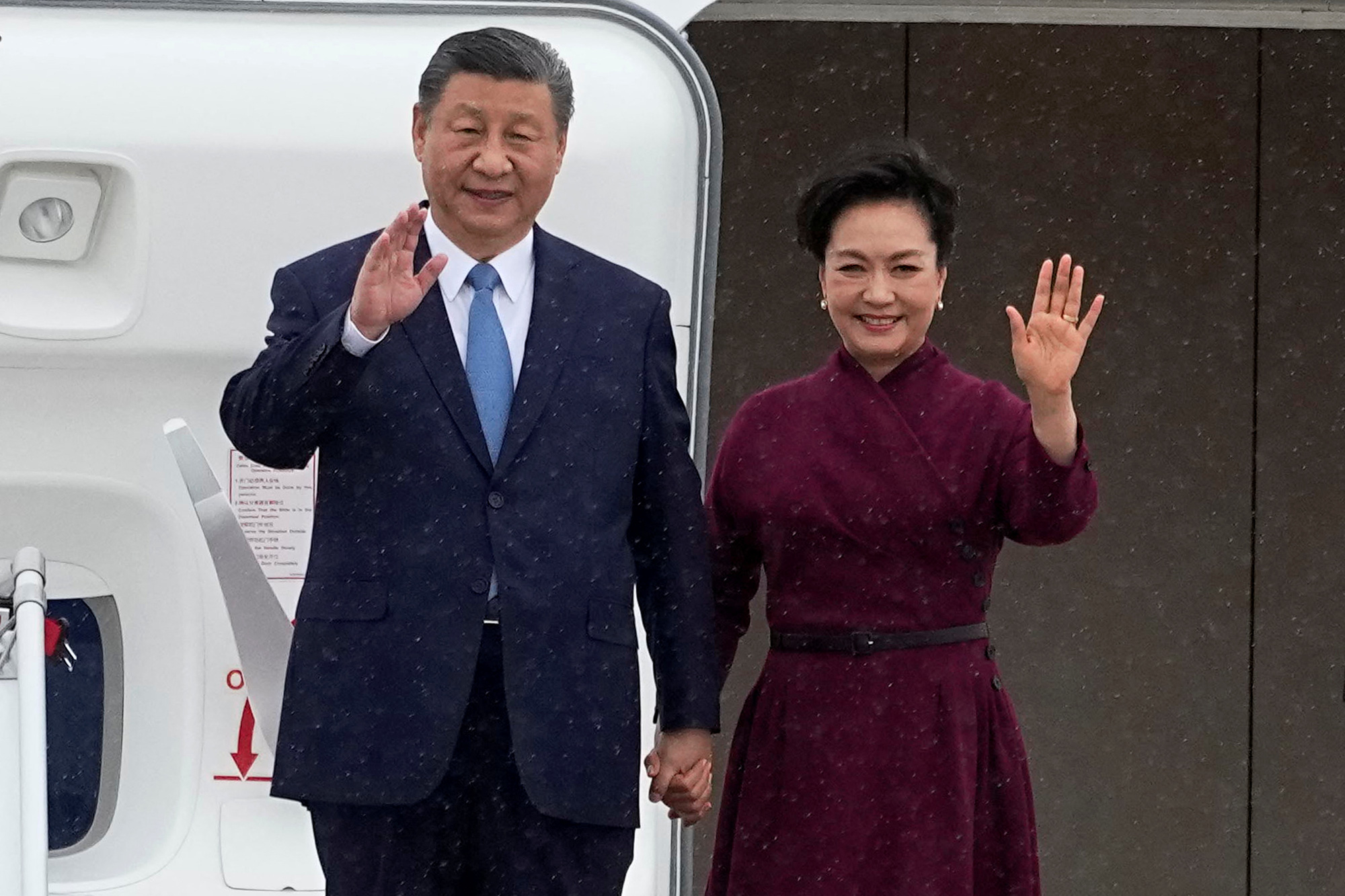 Herr.  Xi Jinping mit seiner Frau Peng Liyuan - Foto: REUTERS