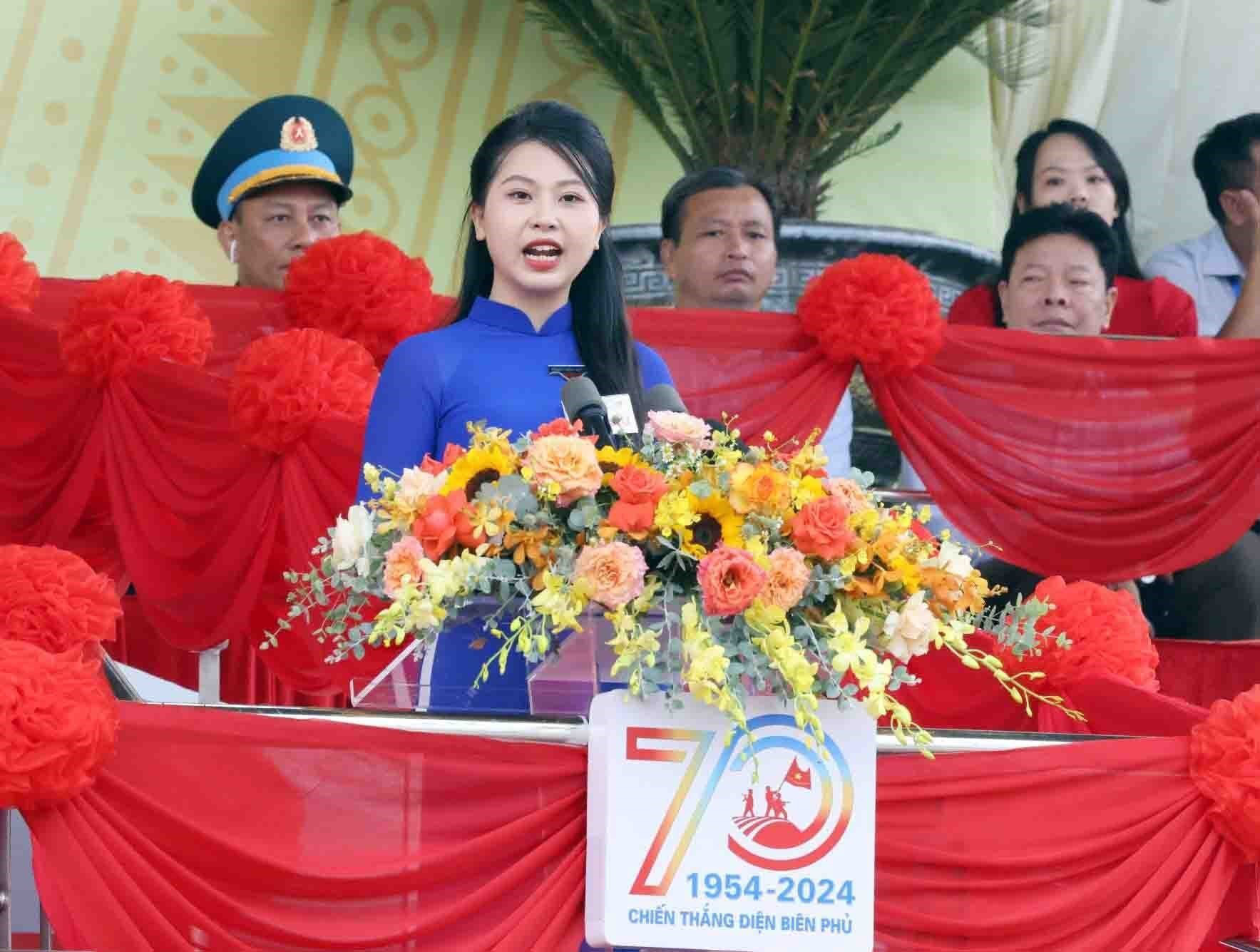 💢💯⏭️🌺💯⚜🖍 Vũ Quỳnh Anh đại diện người trẻ phát biểu tại lễ kỷ niệm 70 năm Chiến thắng Điện Biên Phủ là ai?