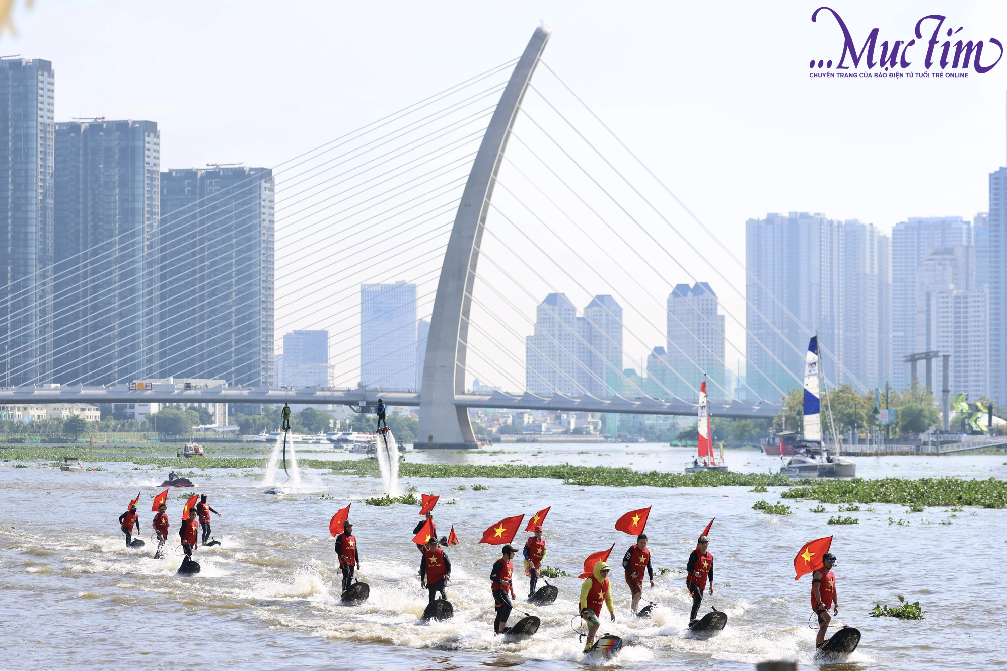 Lễ hội sông nước TP.HCM: Sôi nổi các hoạt động thể thao dưới nước- Ảnh 6.