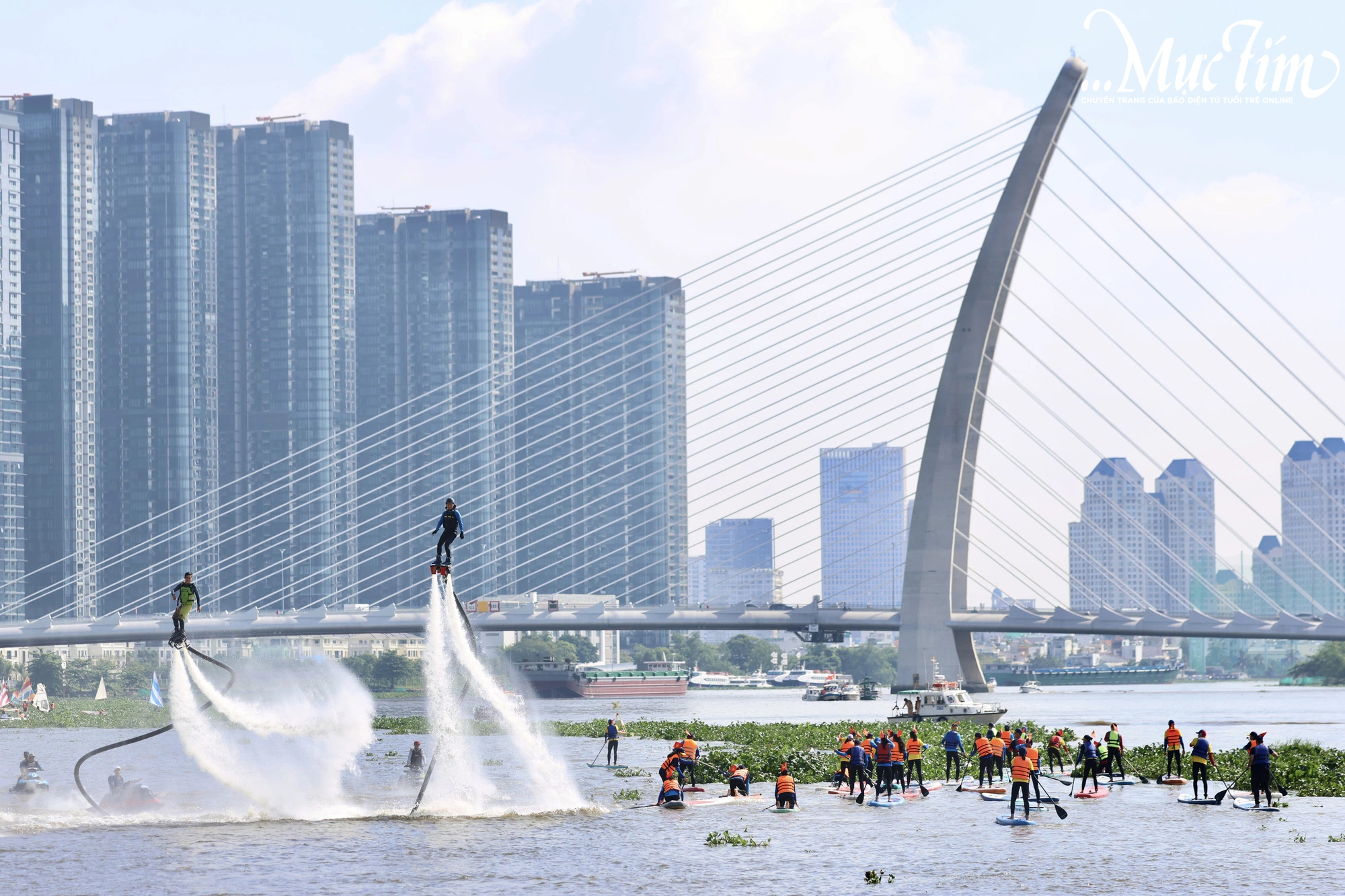 Lễ hội sông nước TP.HCM: Sôi nổi các hoạt động thể thao dưới nước- Ảnh 7.
