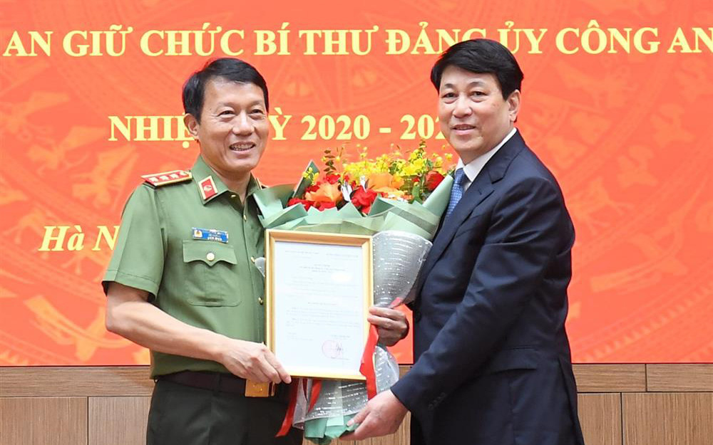 Chủ tịch nước Tô Lâm và Thủ tướng Phạm Minh Chính dự hội nghị Đảng ủy Công an trung ương- Ảnh 2. Bộ trưởng Bộ Công an Lương Tam Quang giữ chức bí thư Đảng ủy Công an Trung ương