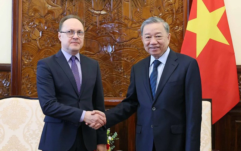 Chuyến thăm của Tổng thống Putin: Việt Nam độc lập, tự chủ trong đối ngoại- Ảnh 2. Chủ tịch nước Tô Lâm: Chuyến thăm của Tổng thống Putin là dấu mốc quan trọng