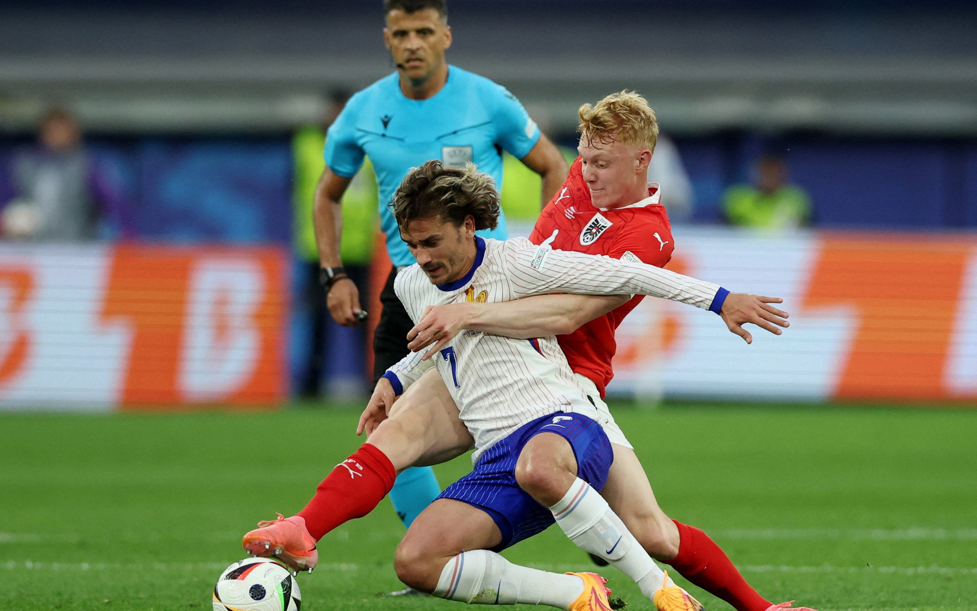 Người Pháp nói gì về màn ra quân của đội nhà ở Euro 2024?- Ảnh 4. Thua tuyển Pháp, nhưng Áo vẫn chơi hay
