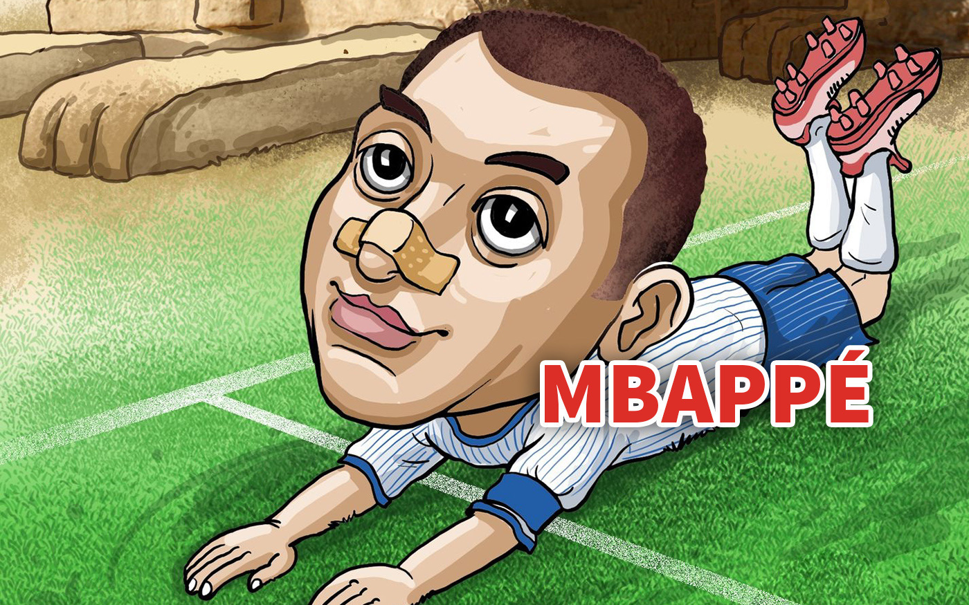 Mbappe trở lại tập luyện, sẵn sàng đối đầu Hà Lan?- Ảnh 3. Mbappe gãy mũi, trận đấu với Hà Lan trở nên khó đoán