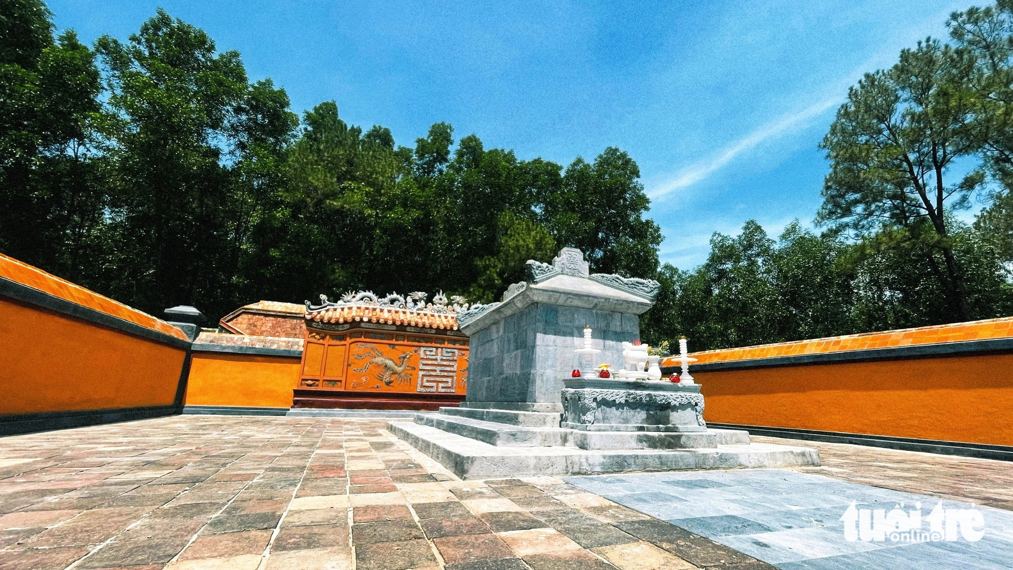 Lăng mộ Hoàng thái hậu Từ Dụ sau trùng tu- Ảnh 4. Bên trong khu lăng mộ