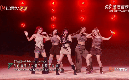 LUNAS bắn rap tiếng Trung cực chất trên sân khấu "Đạp gió 2024"