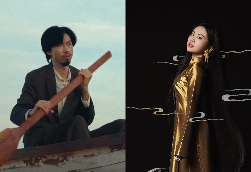 ラッパーのデン（左）とフォン・ミー・チーが6月25日夜に新しいMVを公開 - 写真：FBNV