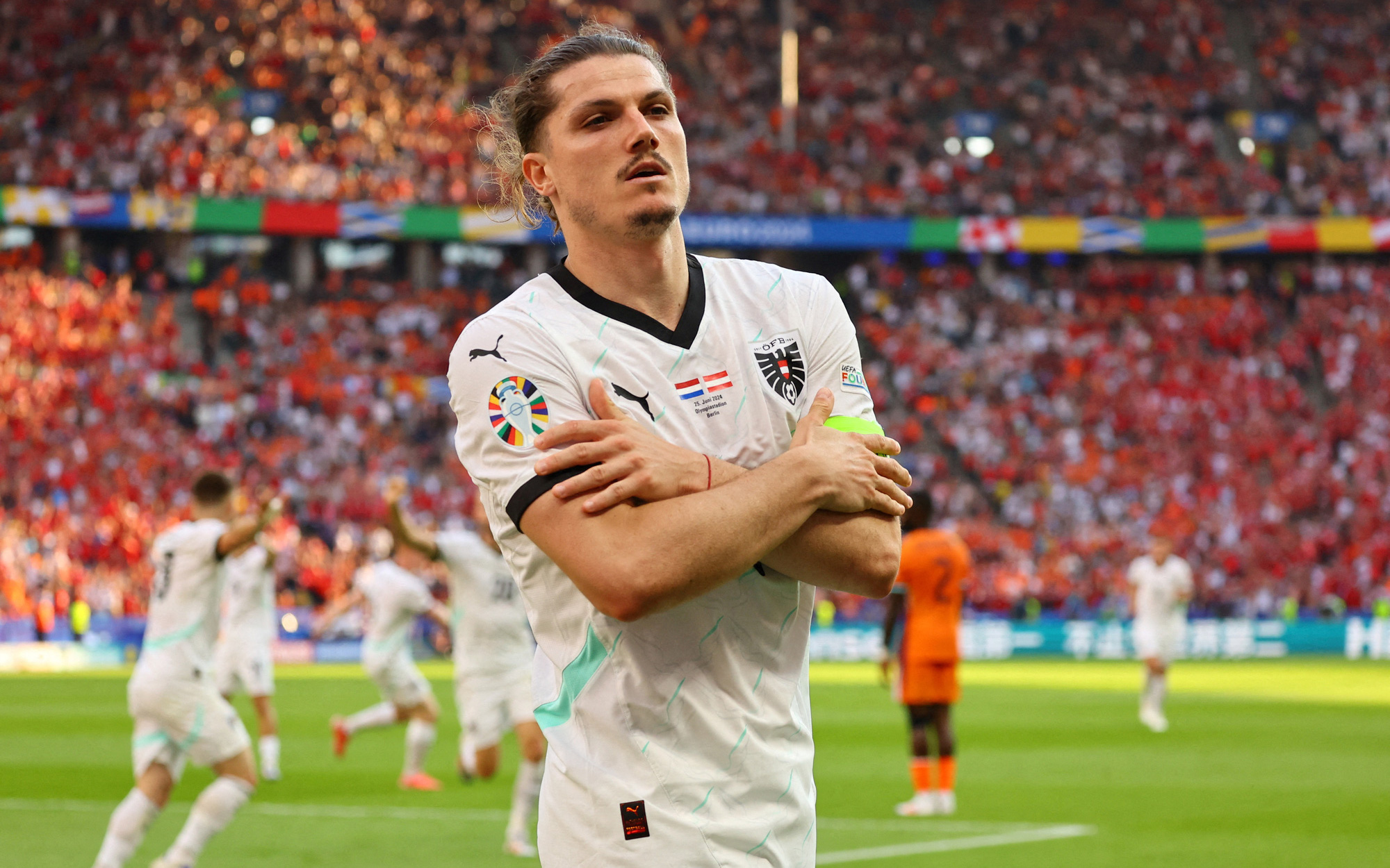 Máy tính soi tỉ số Euro 2024: Bỉ đánh bại Ukraine- Ảnh 3. Xếp hạng bảng D Euro 2024: Áo đứng đầu cùng Pháp và Hà Lan đi tiếp