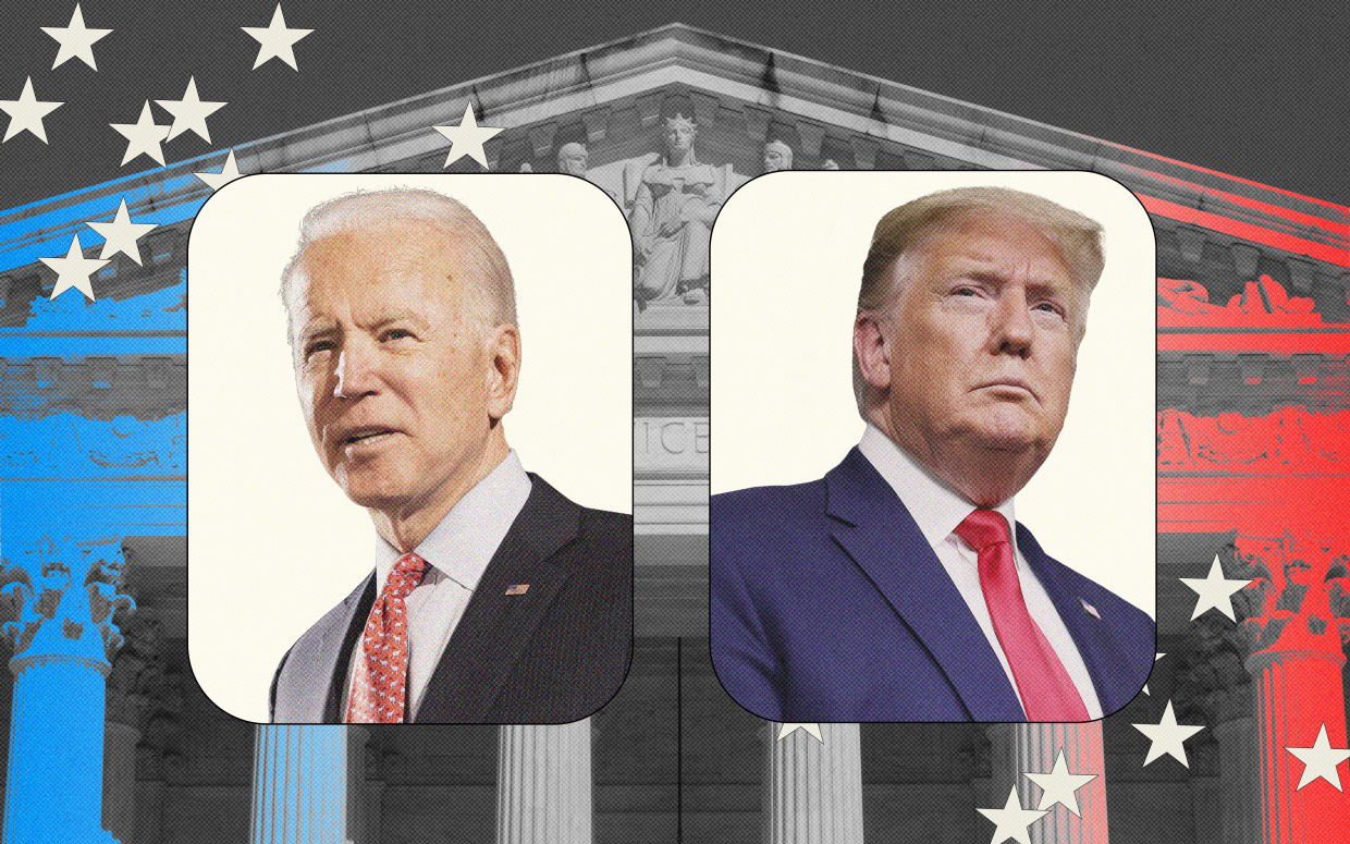 Cuộc tranh luận Biden - Trump: Màn 'so găng' sớm nhất trong lịch sử Mỹ- Ảnh 2. Thăm dò bầu cử Mỹ: Ông Trump từ hòa đến thắng ông Biden