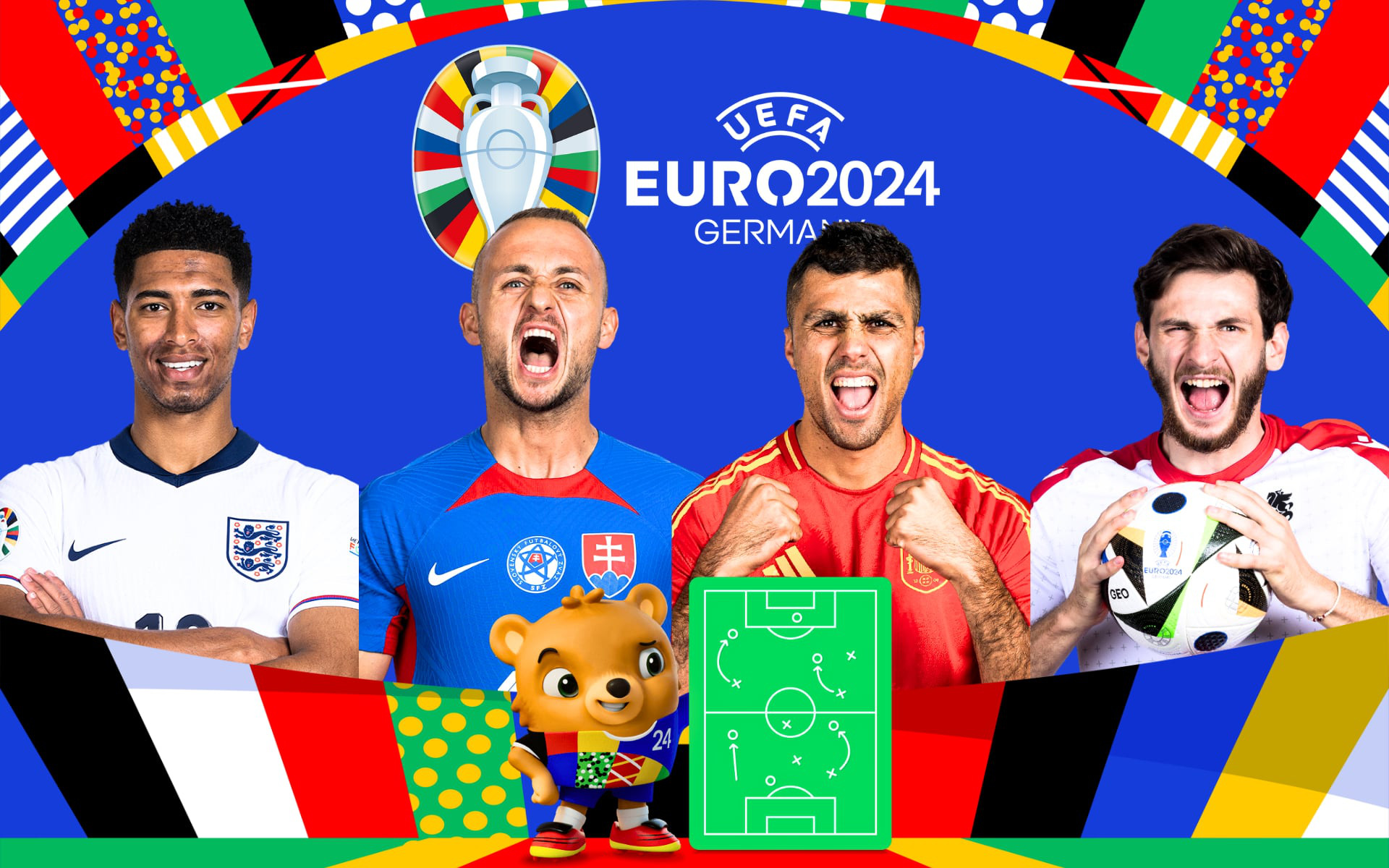 Tuyển Anh nên bớt Lịch thi đấu Euro 2024: Anh đấu Slovakia, Tây Ban Nha gặp Georgia