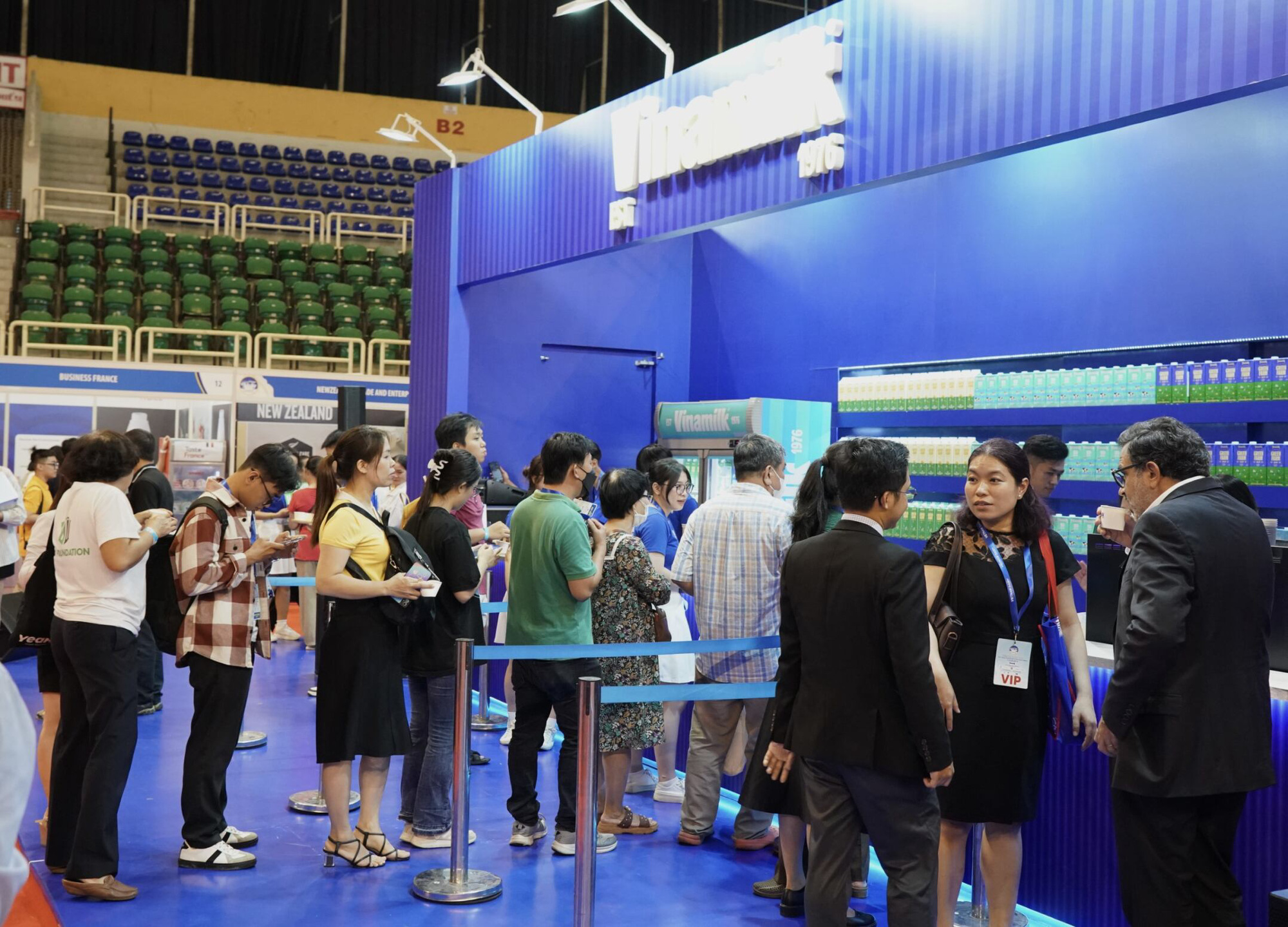 Vinamilk thu hút khách tham quan tại triển lãm quốc tế ngành sữa 2024