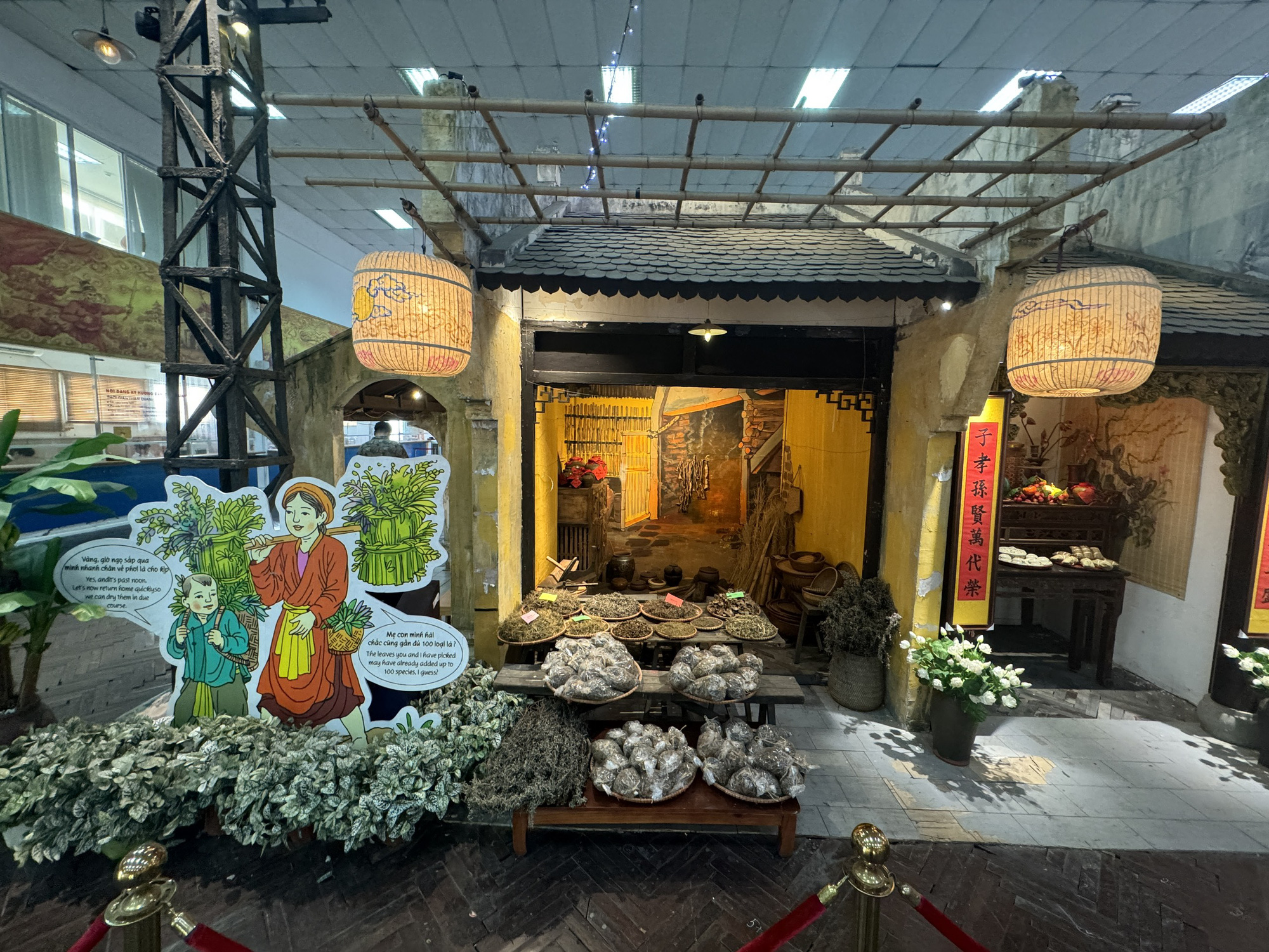 Trưng bày Tết Đoan Ngọ tại Hoàng Thành Thăng Long, Hà Nội - Ảnh: Hoàng Thành Thăng Long