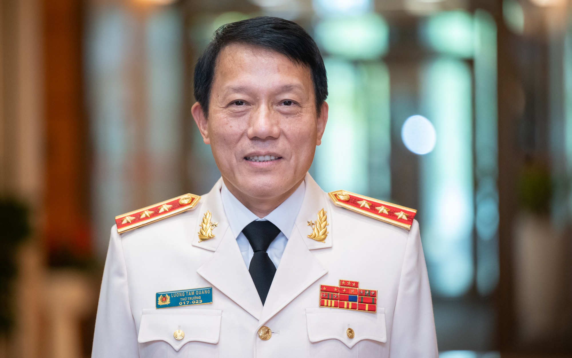Bộ trưởng Lương Tam Quang lần đầu trình dự luật về chống mua bán người trước Quốc hội- Ảnh 3. Thượng tướng Lương Tam Quang làm Bộ trưởng Bộ Công an