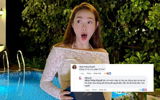 Minh Hằng đáp trả gắt khi đang yên lành bị gọi