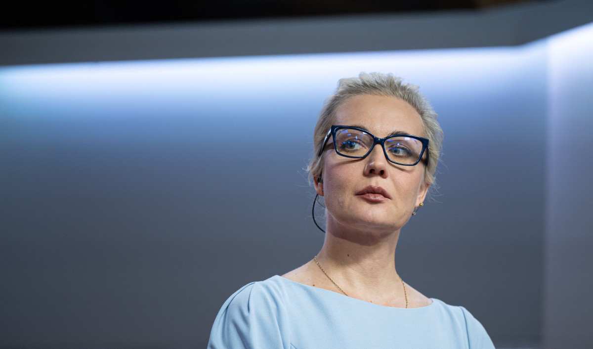 Bà Yulia Navalnaya xuất hiện tại Đức vào tháng 4-2024 - Ảnh: AFP Bà Yulia Navalnaya xuất hiện tại Đức tháng 4-2024 - Ảnh: AFP