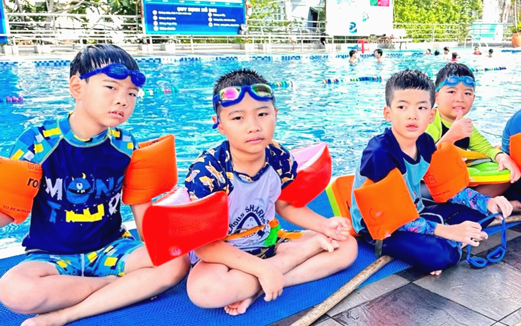 Thắt chặt tình đoàn kết thiếu nhi Việt Nam - Lào - Campuchia- Ảnh 4. Thêm kỹ năng từ lớp bán trú năng khiếu hè