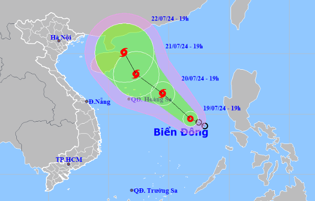 Áp thấp nhiệt đới khả năng mạnh lên thành bão, Tây Nguyên và Nam Bộ mưa lớn diện rộng
