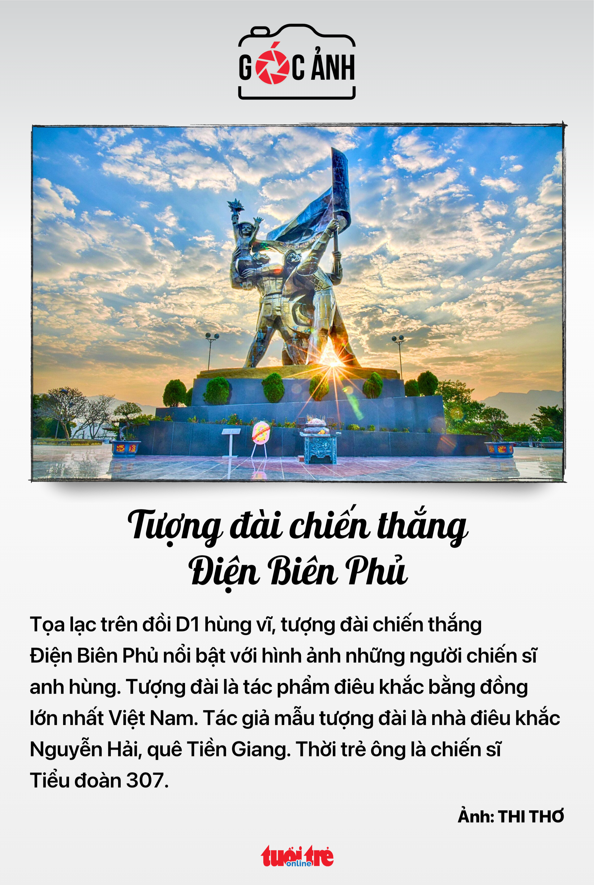 Tượng đài chiến thắng Điện Biên Phủ - Ảnh: THI THƠ