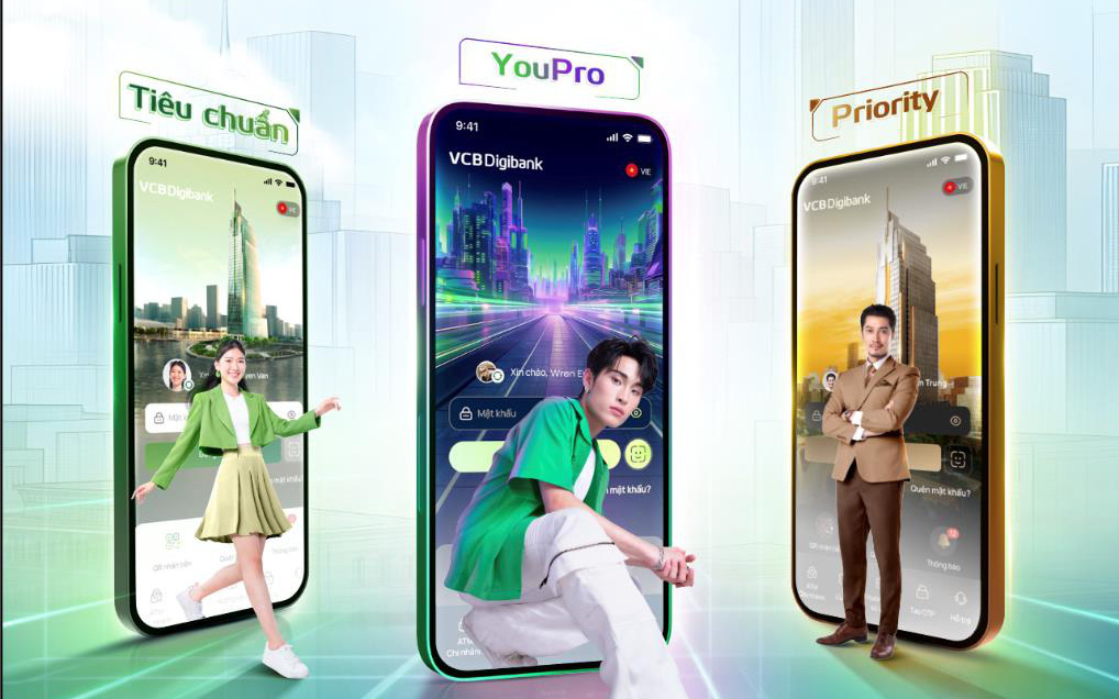 Chủ thẻ Vietcombank Visa có cơ hội đến Pháp xem Olympic Paris 2024- Ảnh 2. Vietcombank chính thức ra mắt VCB Digibank hoàn toàn mới