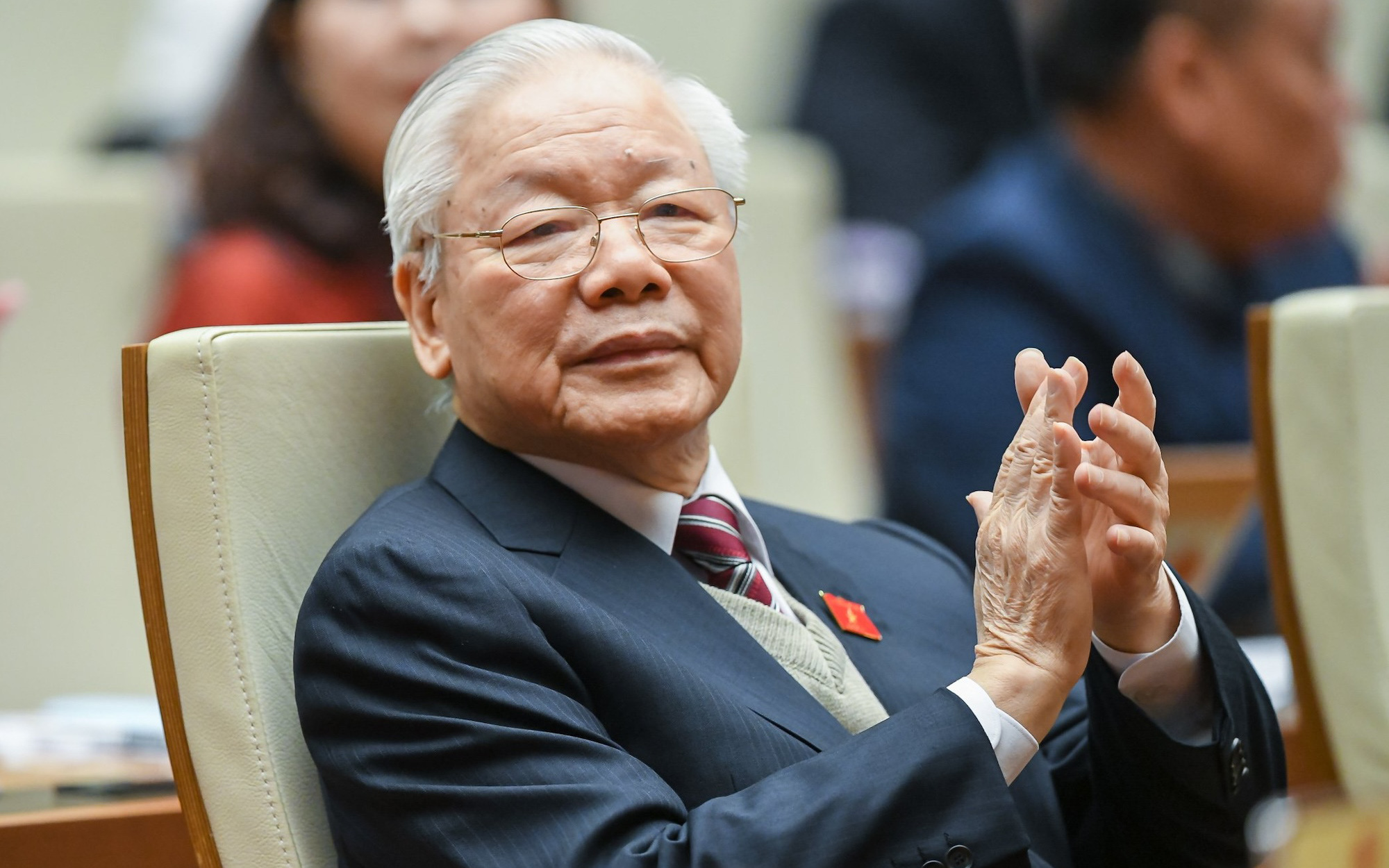 Chi tiết lễ viếng và lễ truy điệu Tổng bí thư Nguyễn Phú Trọng tại Hội trường Thống Nhất, TP.HCM- Ảnh 2. Tổng bí thư Nguyễn Phú Trọng và những dấu ấn đậm nét với Quốc hội